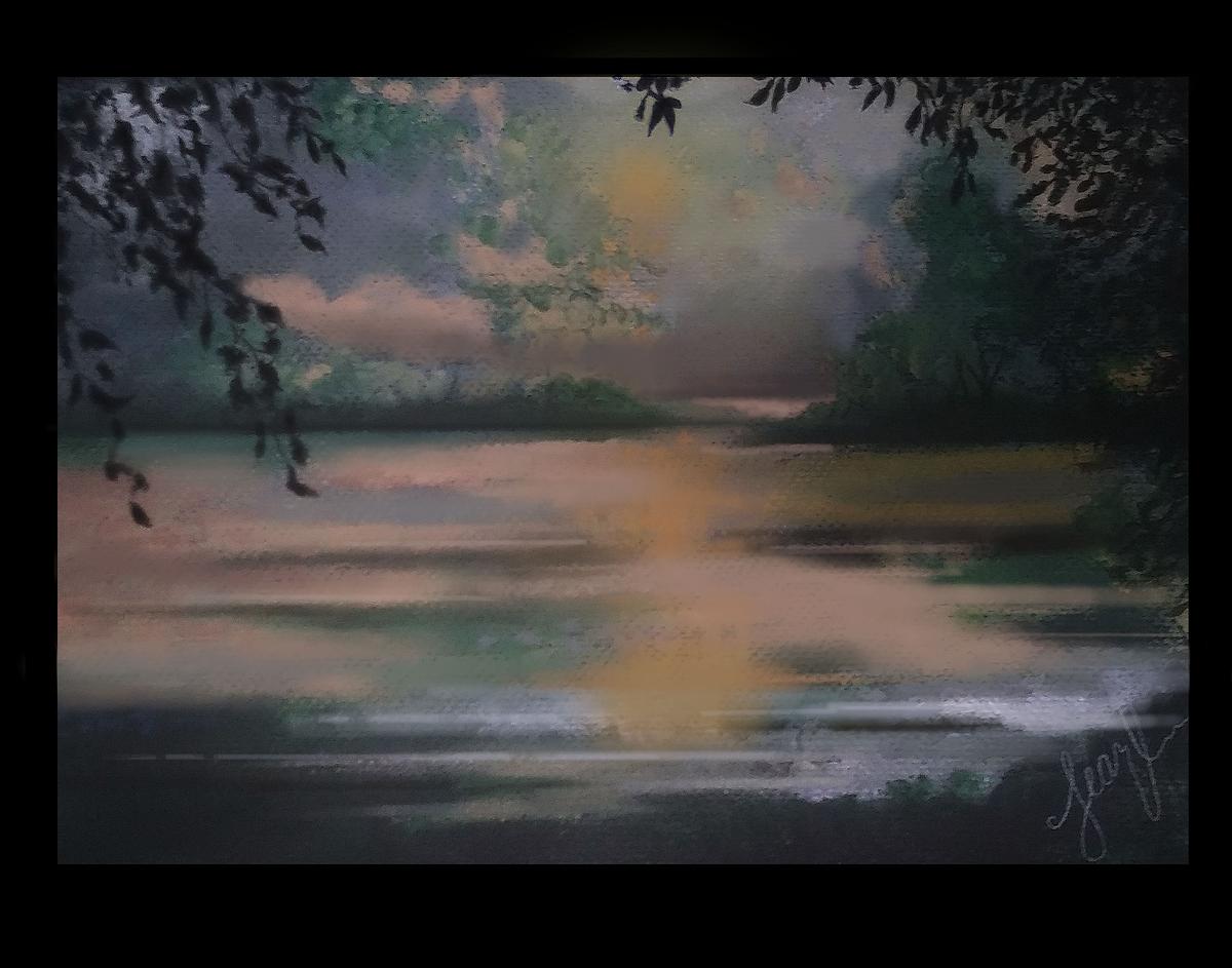 "Peaceful Lagoon"